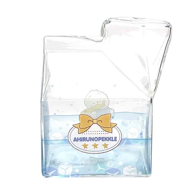 Kawaii Glass Milk Carton Cup7