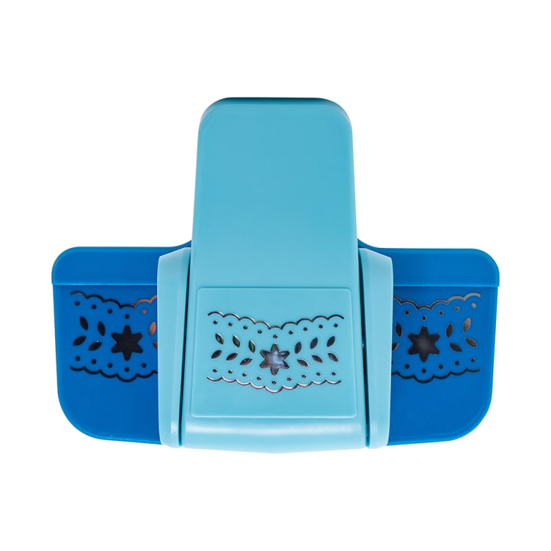 Perforadora de huincha con diseño blonda estrella 1,5