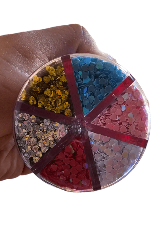 Purpurinas Forma de Corazón 60grs2