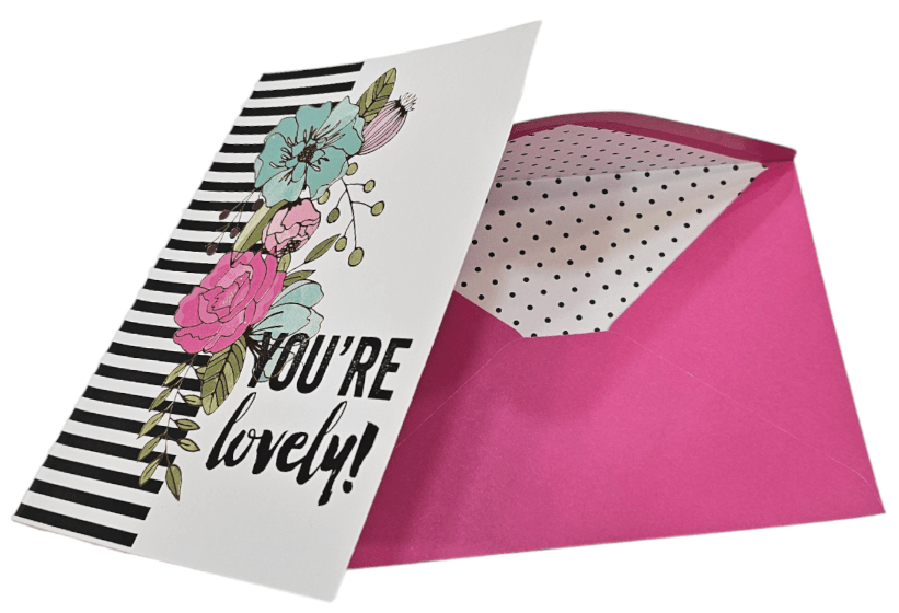 AC Carta y Sobre 5x7 you're lovely2