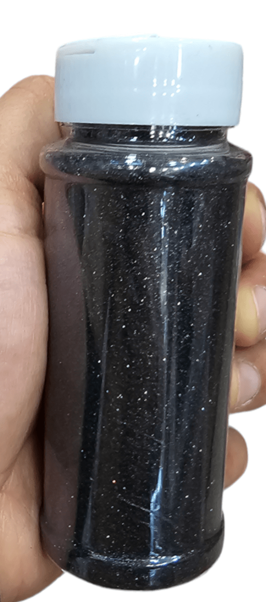 Purpurinas Escarcha Color Negro 100grs1