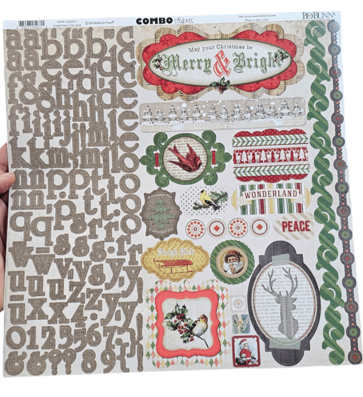 Stickers de Bobunny colección Christmas Collage1