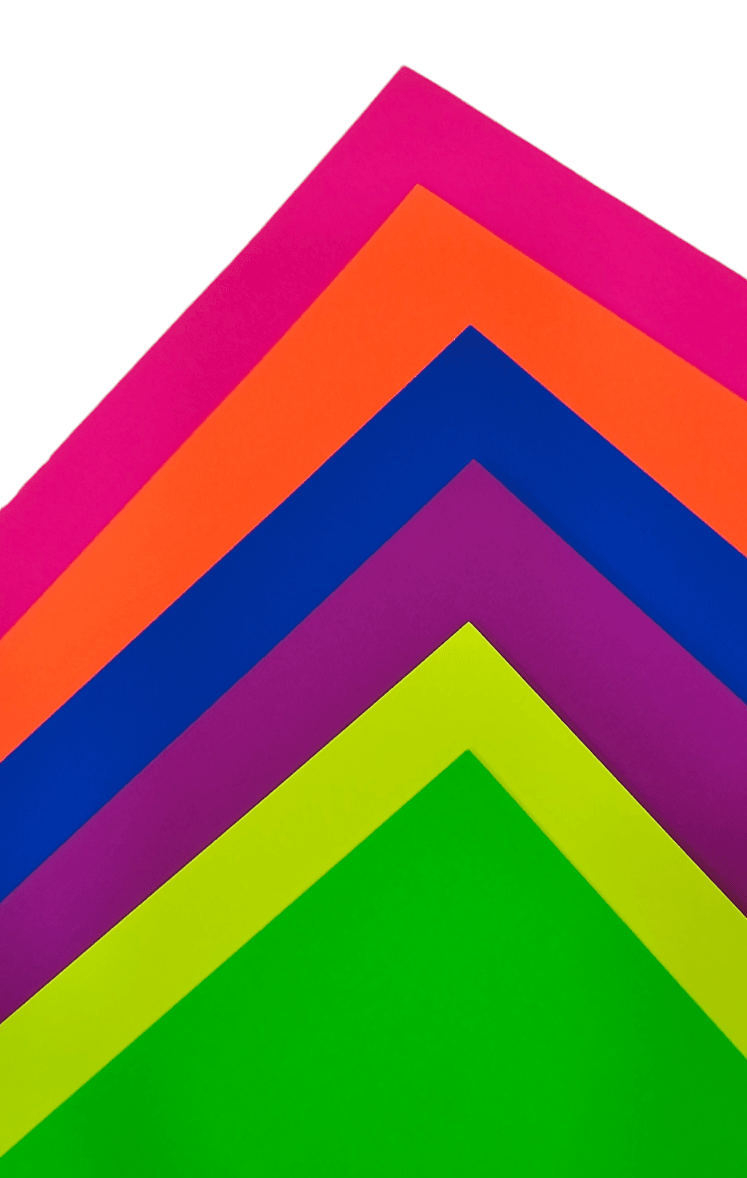 Cartulina Colores Flúor Fluorescente 6 Colores 180gr 32x24cm3