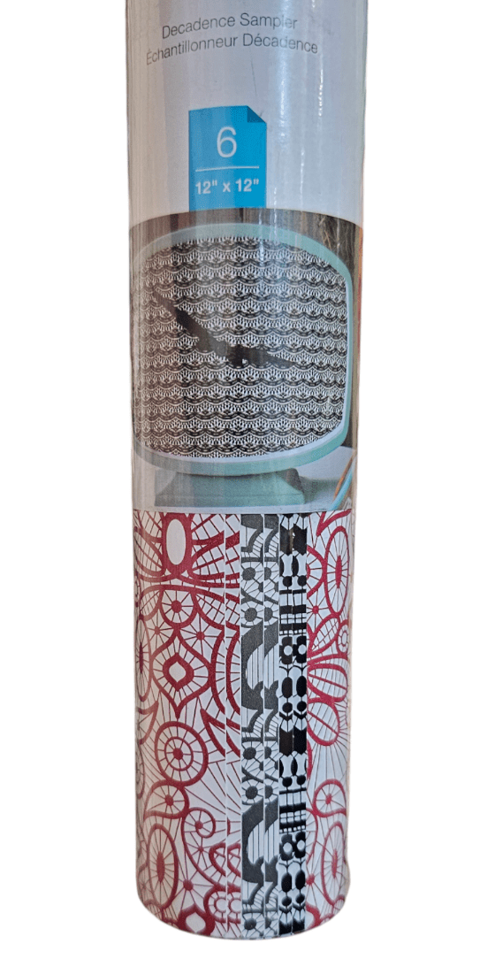 Vinilo removible con diseño premium de Cricut, 30.5X30.5, 6 hojas COLECCIÓN Decadence4