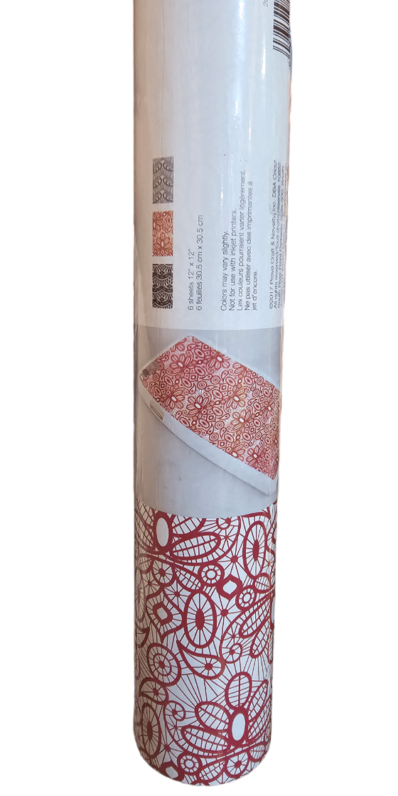 Vinilo removible con diseño premium de Cricut, 30.5X30.5, 6 hojas COLECCIÓN Decadence3