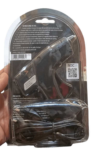 PISTOLA DE SILICONA HOTMELT BARRA 7MM 20W2