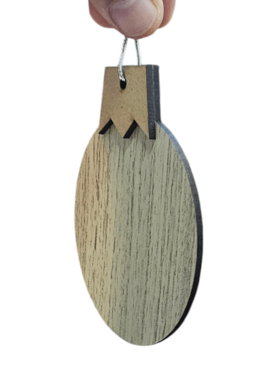 Bambalina De Madera 10.5x9cm NAVIDAD2