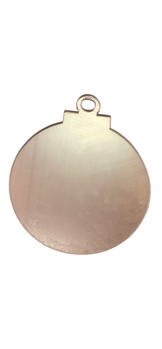 Esfera Espejo Plana 7.5cm NAVIDAD2