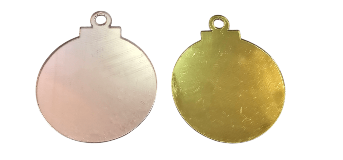 Esfera Espejo Plana 7.5cm NAVIDAD5