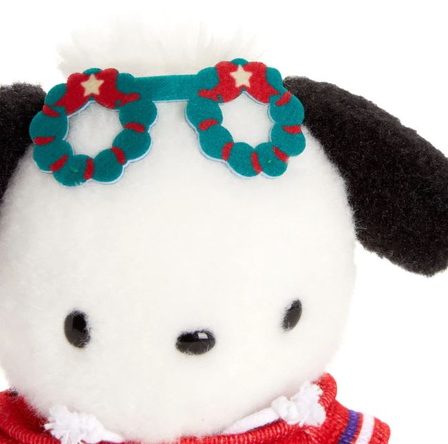 Peluche sanrio pochacco edición especial navidad 22cm 20234