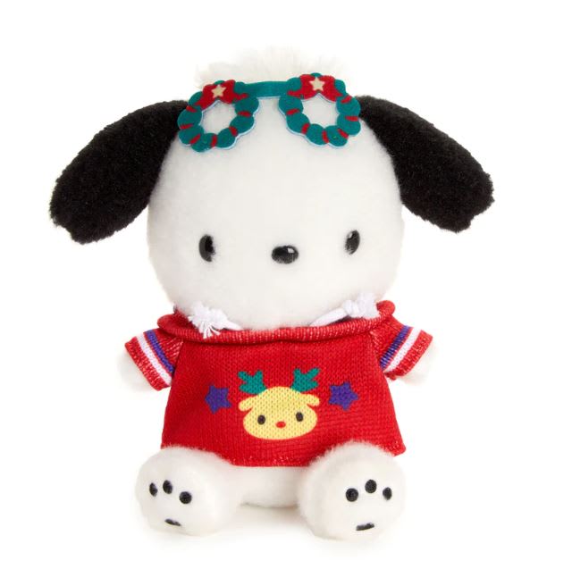 Peluche sanrio pochacco edición especial navidad 22cm 20233