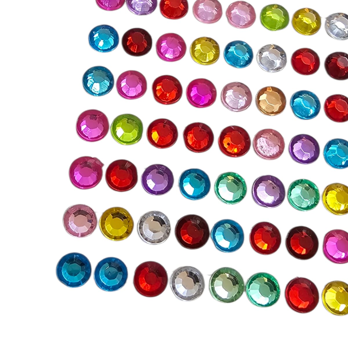 Sticker Acrilico Adhesivo Forma de Diamante Multicolor1