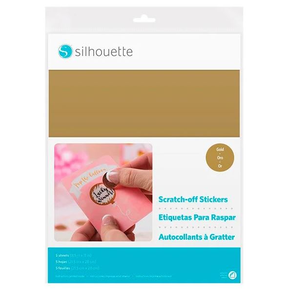 Adhesivo para Raspe Doradas silhouette2