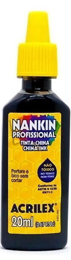 TINTA CHINA 20 ML COLOR NEGRO3