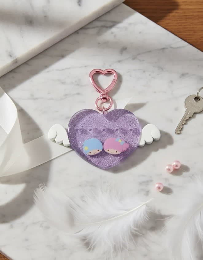 (Mai Pachi Run Series) Sanrio Winged Heart Keychain2