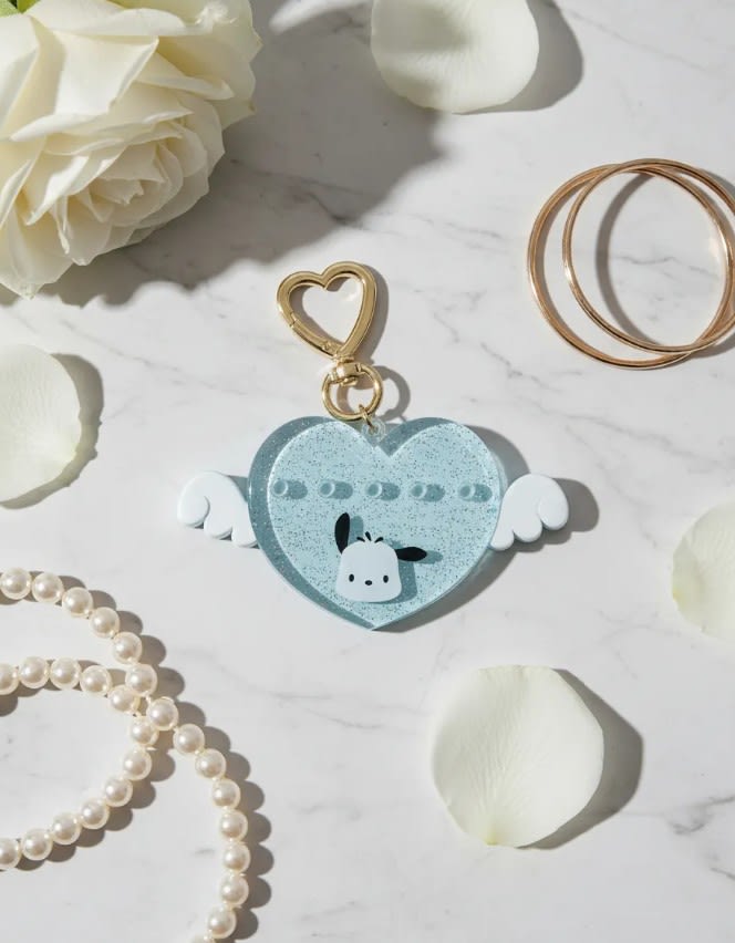 (Mai Pachi Run Series) Sanrio Winged Heart Keychain3