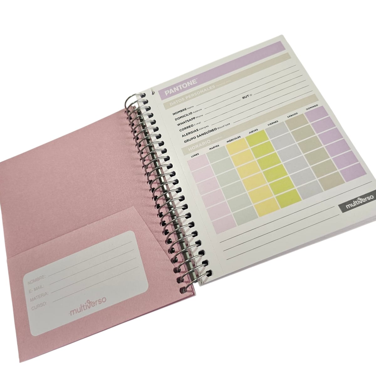 CUADERNOS POCKET 100HOJAS 5MM ANILLADO7