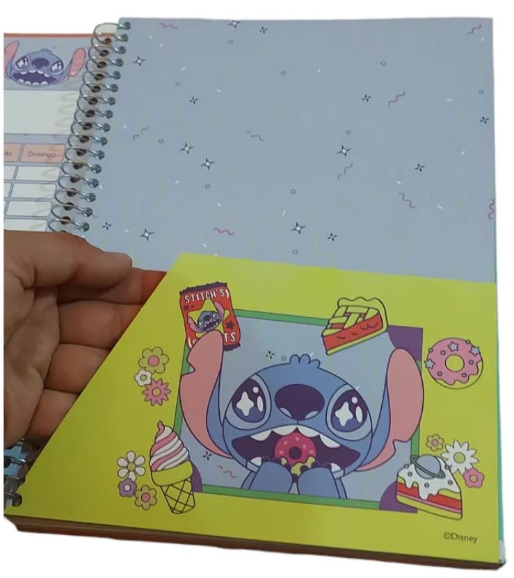 Cuaderno Stitch Artel 150 Hojas 7m Color Here For The Snacks4