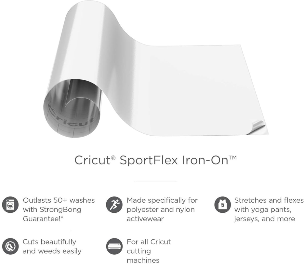 SPORTFLEX IRON ON VINILO TEXTIL BLANCO 30X61CM4