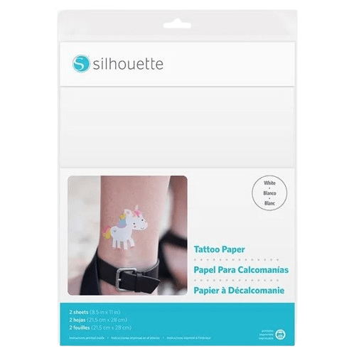 Papel de Tatuaje Temporal Blanco1