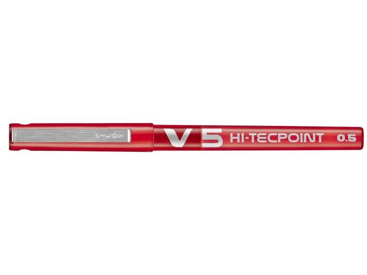 Lapiz Tinta Pura HITECPOINT V5 Rojo1