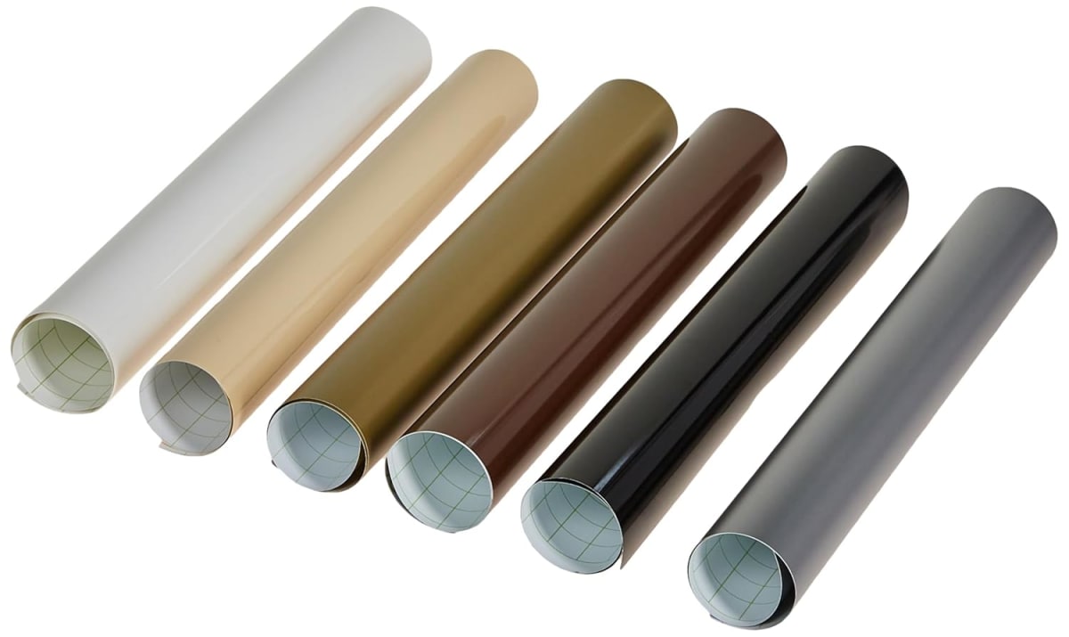 Vinilo de alta calidad, permanente, 6 Colores 30.5x30.5cm2