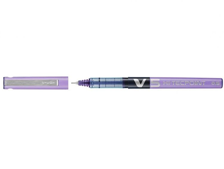 Lapiz Tinta Pura Hi-Tecpoint V5 0,5 Pilot Violeta1