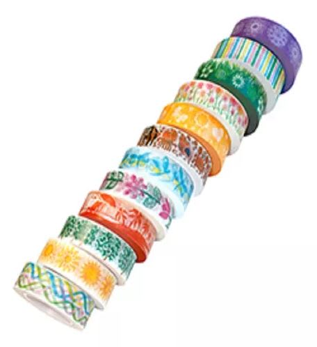 Washitape Summer Spring Diseños 1.5cmx10mtrs2