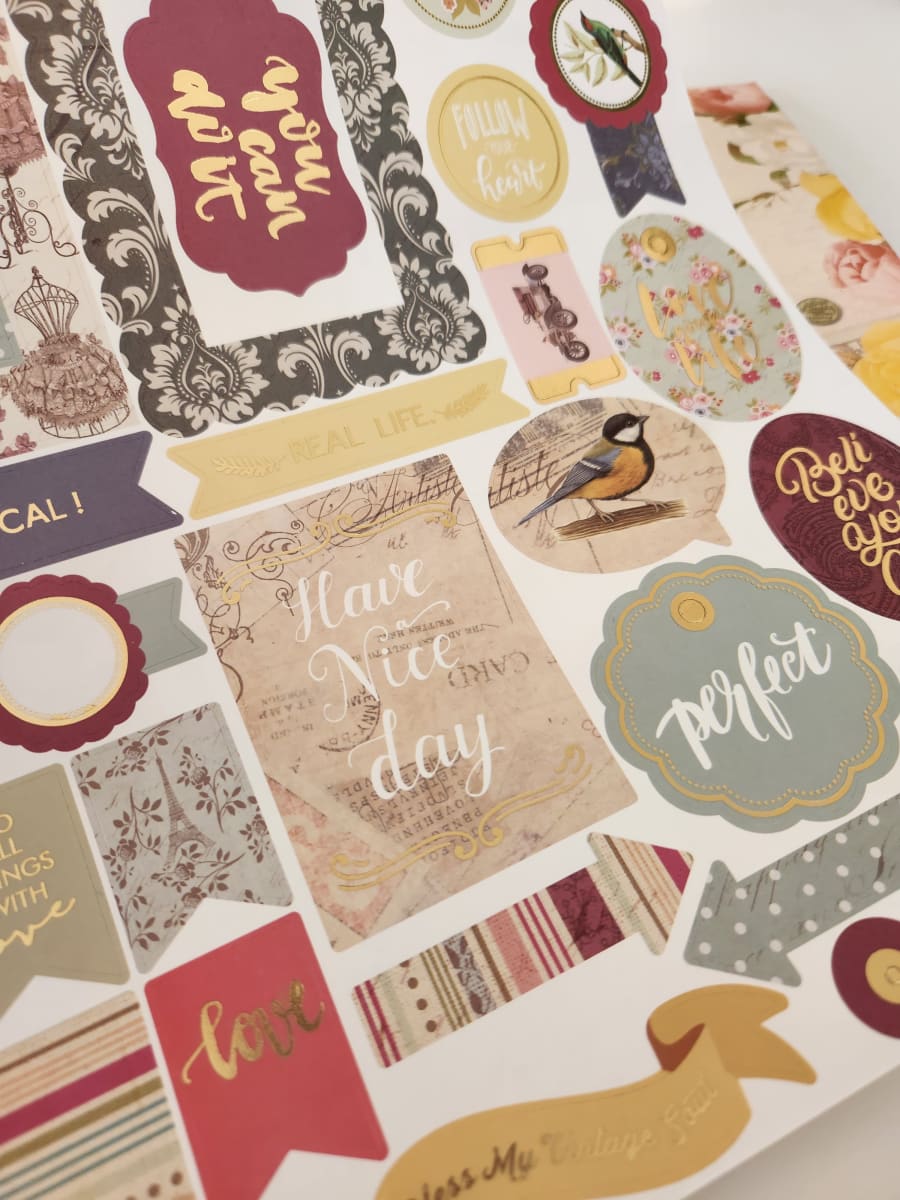 BLOCK DE SCRAPBOOK KIT 30.5X30.5CM 27 HOJAS BIRD12