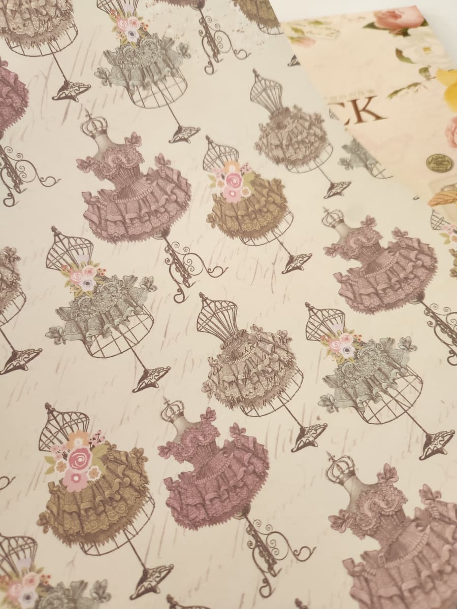 BLOCK DE SCRAPBOOK KIT 30.5X30.5CM 27 HOJAS BIRD9