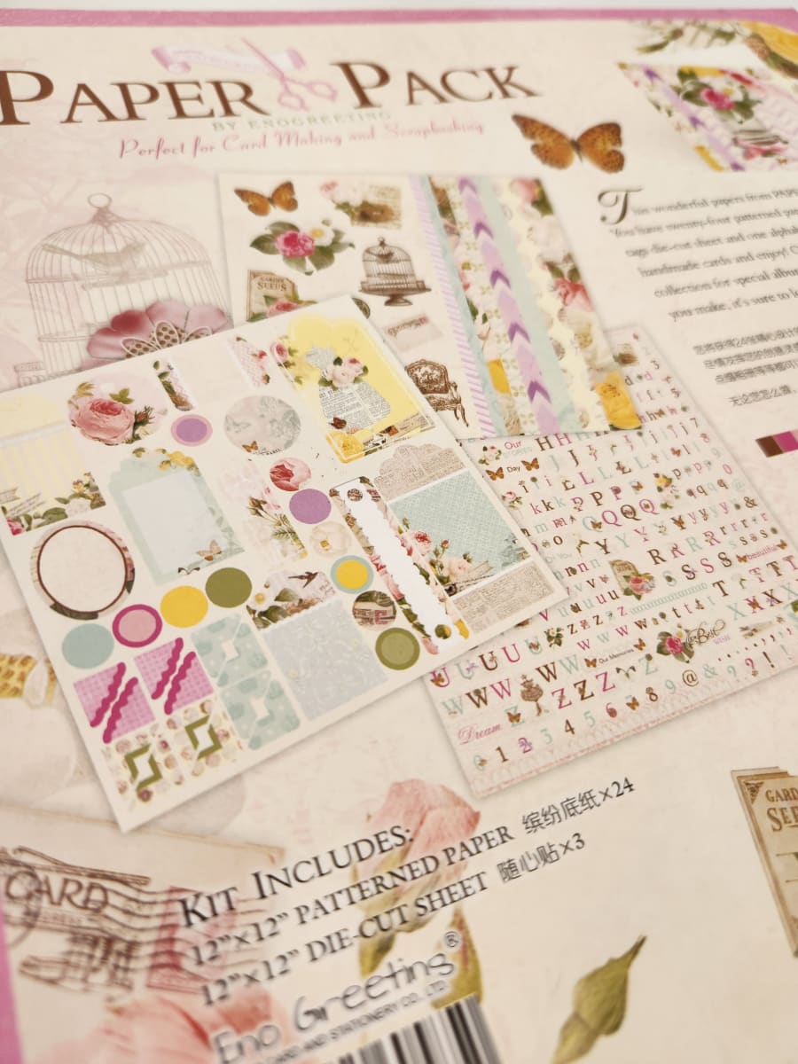 BLOCK DE SCRAPBOOK KIT 30.5X30.5CM 27 HOJAS20
