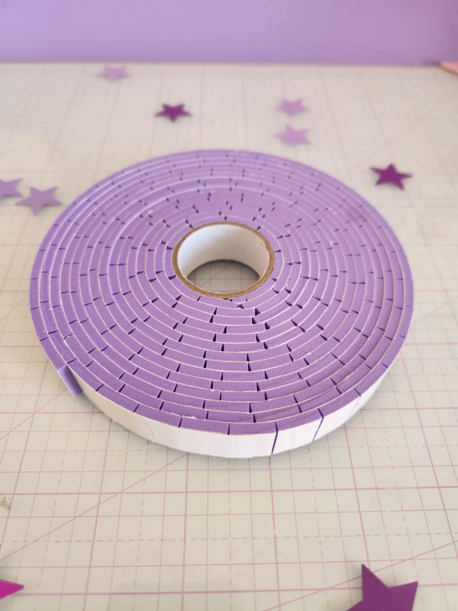 Cinta de Montaje Prepicada Colores  3mm 3,4mtrs5