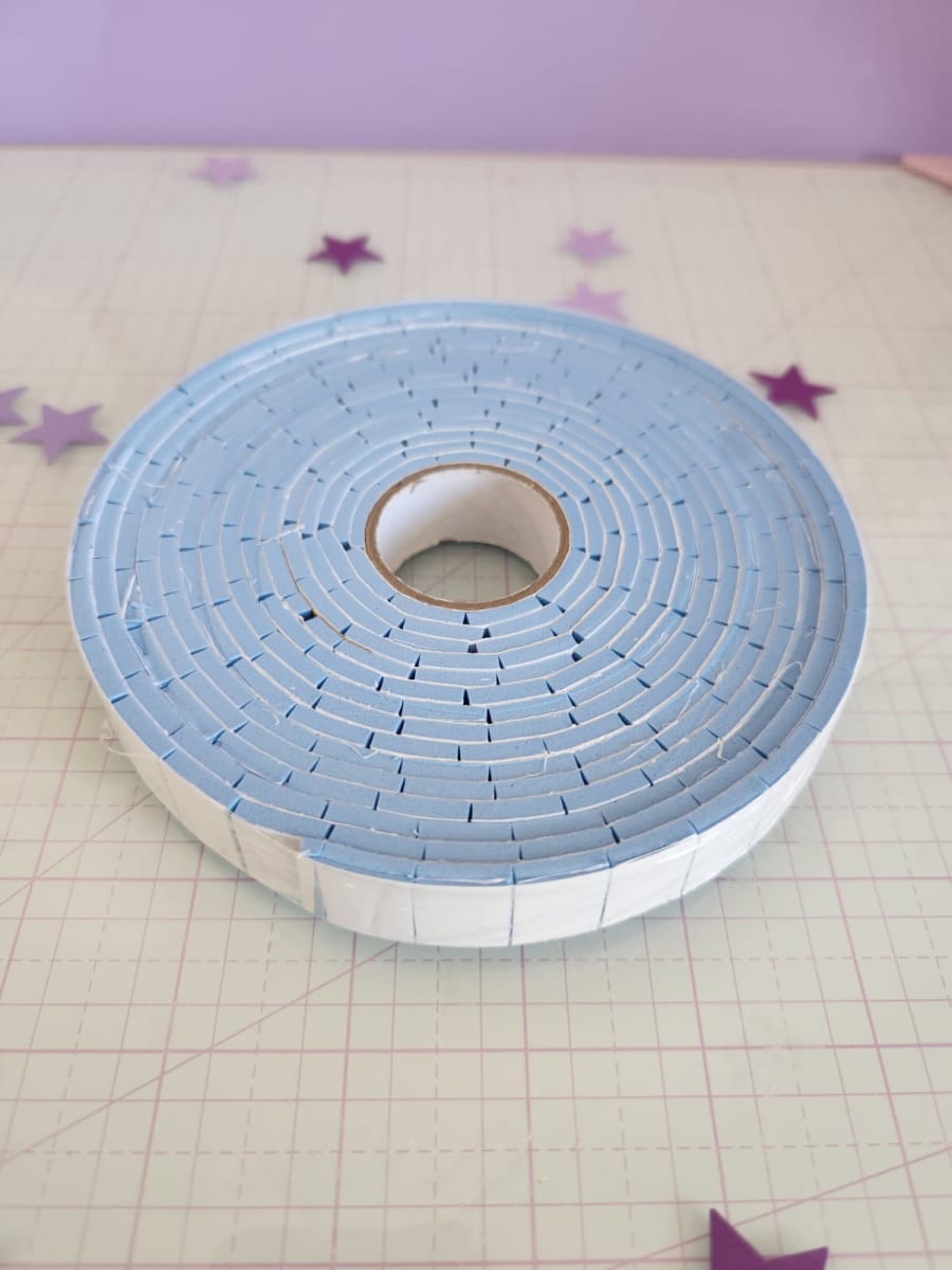 Cinta de Montaje Prepicada Colores  3mm 3,4mtrs10