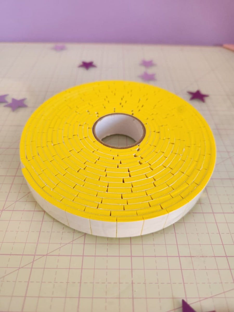 Cinta de Montaje Prepicada Colores  3mm 3,4mtrs8