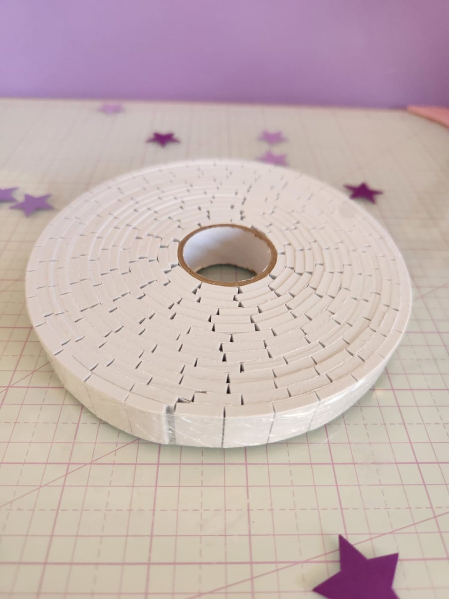 Cinta de Montaje Prepicada Colores  3mm 3,4mtrs7