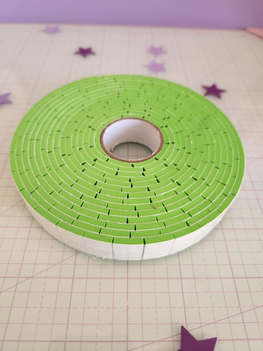 Cinta de Montaje Prepicada Colores  3mm 3,4mtrs9