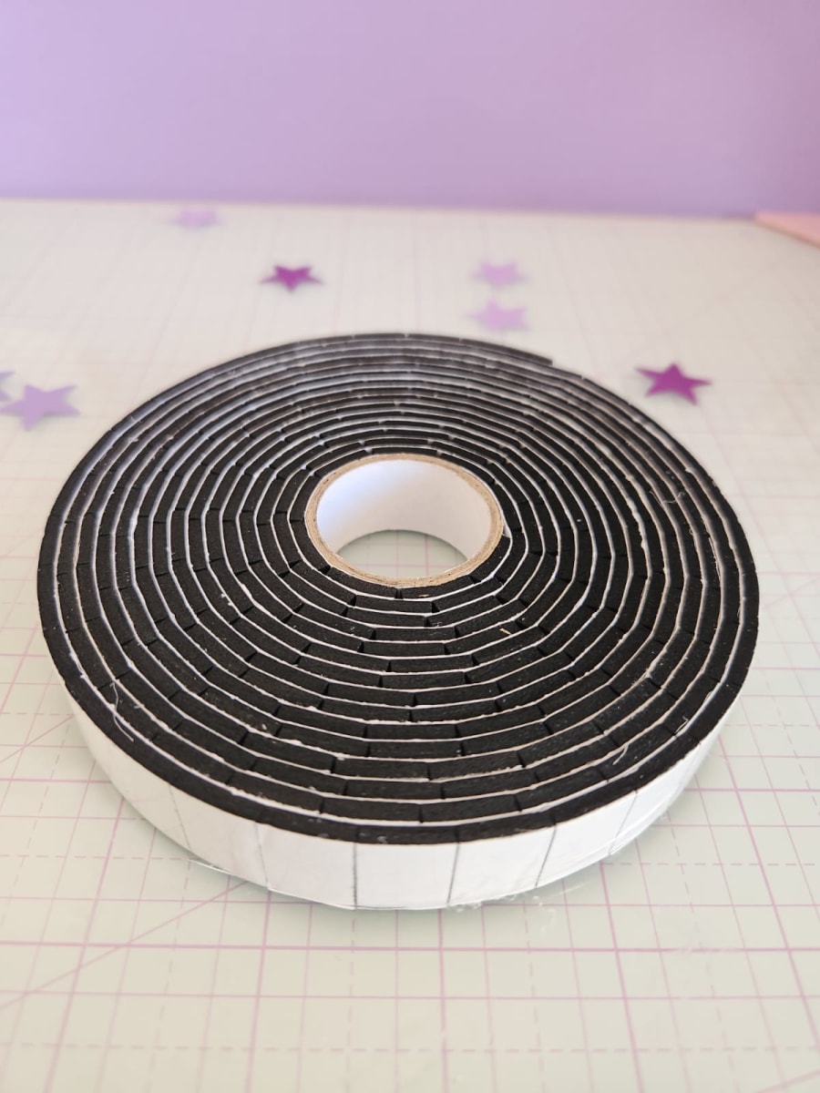 Cinta de Montaje Prepicada Colores  3mm 3,4mtrs6