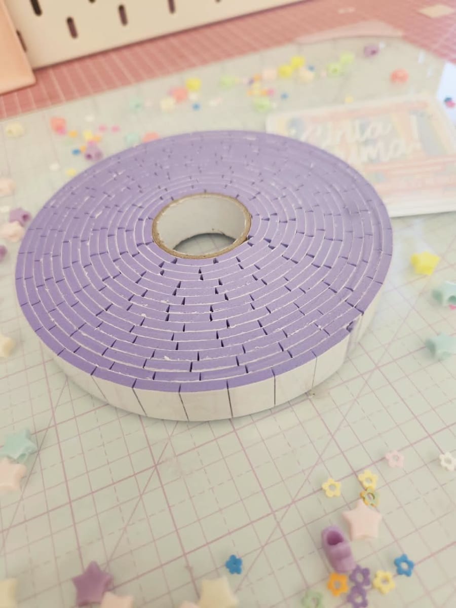 Cinta de Montaje Prepicada Colores  3mm 3,4mtrs8