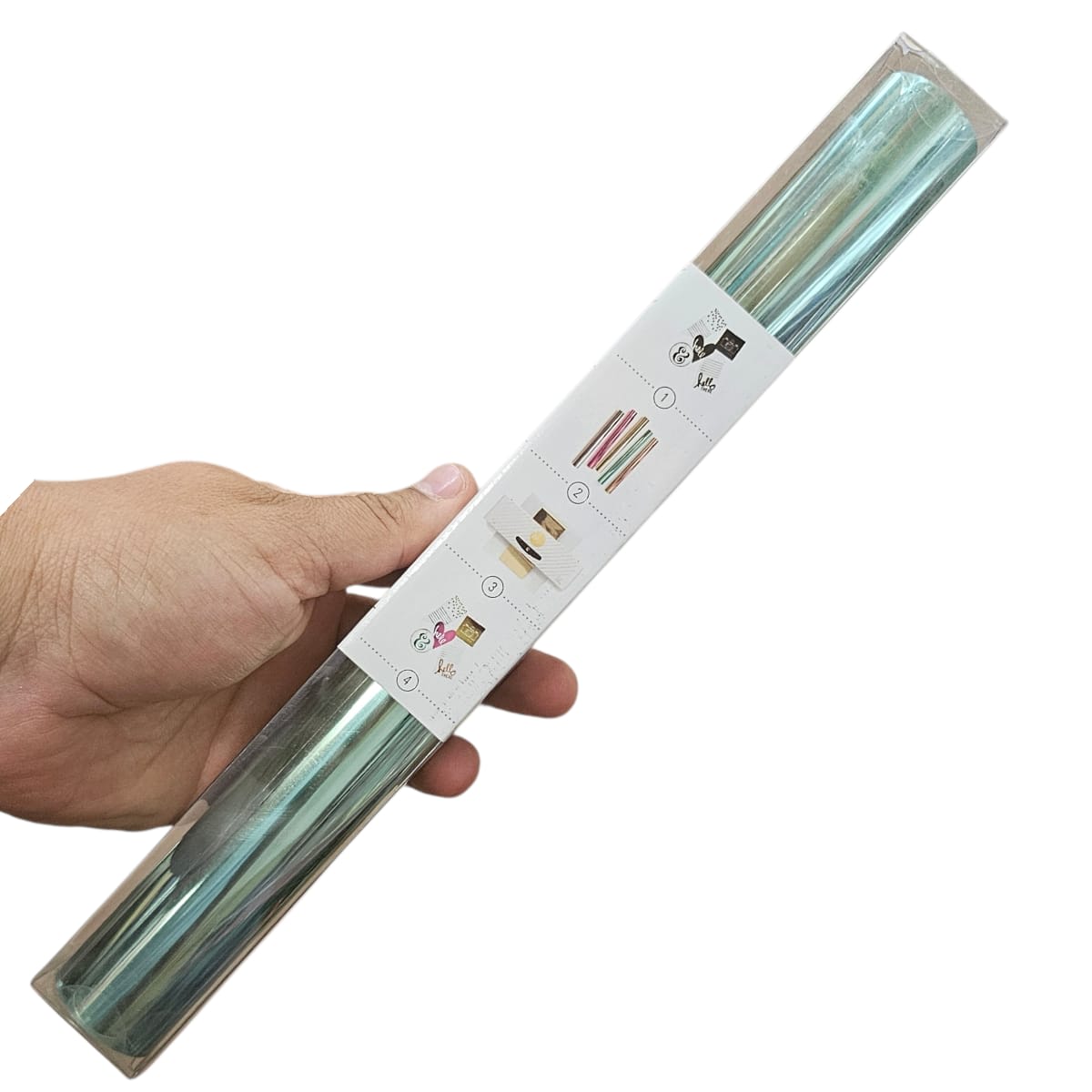 Lamina Foil Reactiva Color Menta 31.1cmx3m2