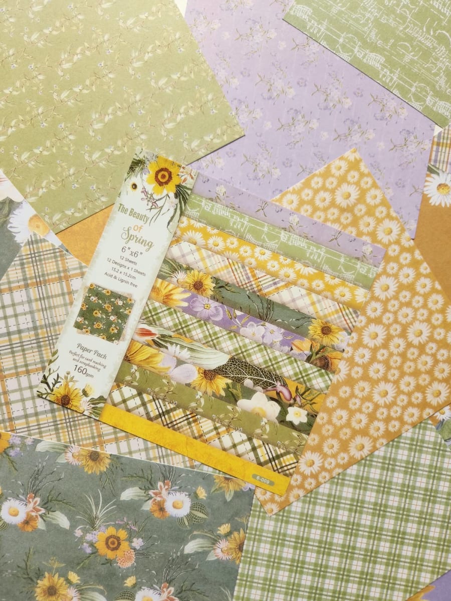 Block de Papel Decorado / Paper Pad - Formato 6