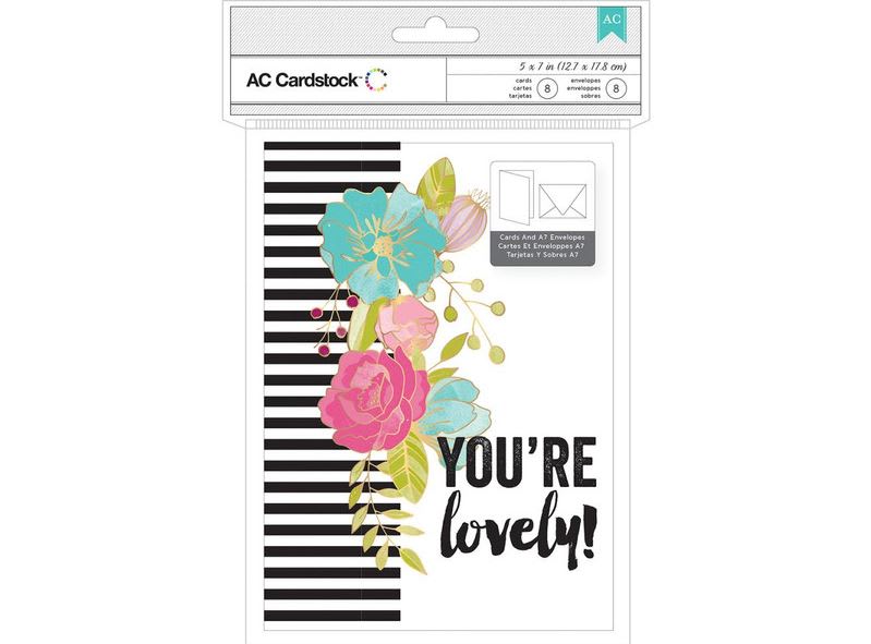 AC Carta y Sobre 5x7 you're lovely1