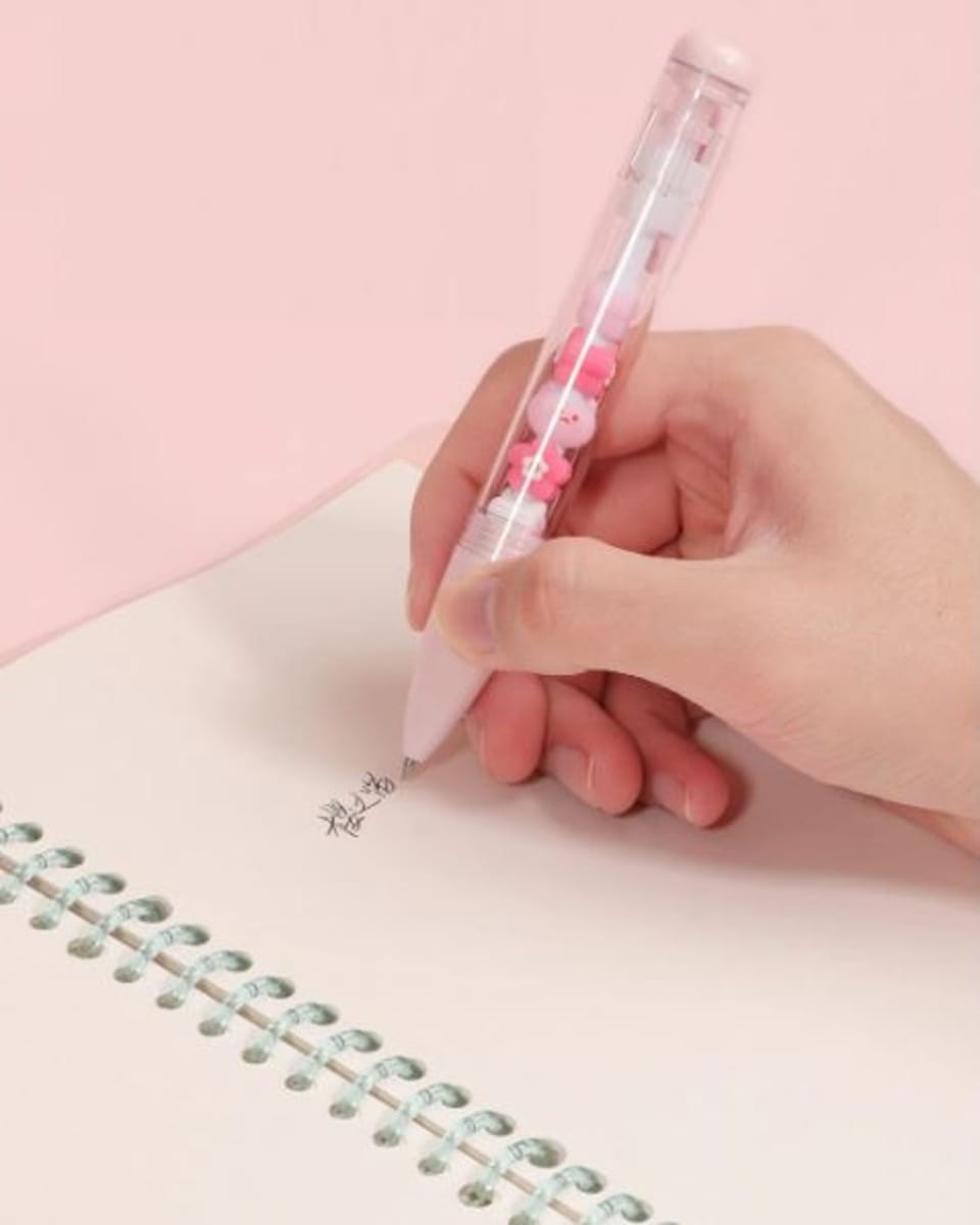 Bolígrafo De Tinta Gel Gel Gato Sakura Kawaii1