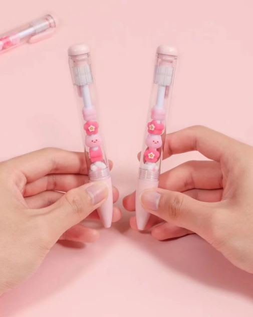 Bolígrafo De Tinta Gel Gel Gato Sakura Kawaii3