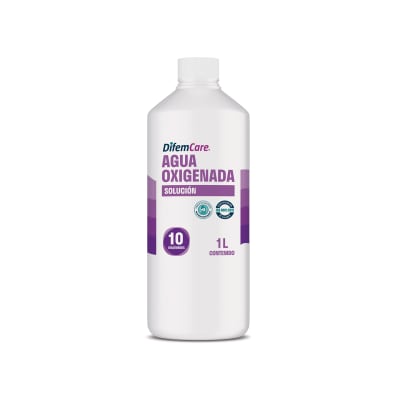 Agua Oxigenada DifemCare 10 Volúmenes 1 Lt1