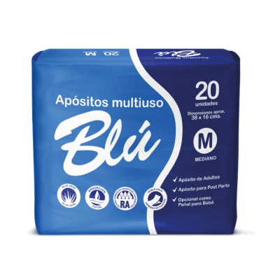 Apósitos Incontinencia Blu M 20u1