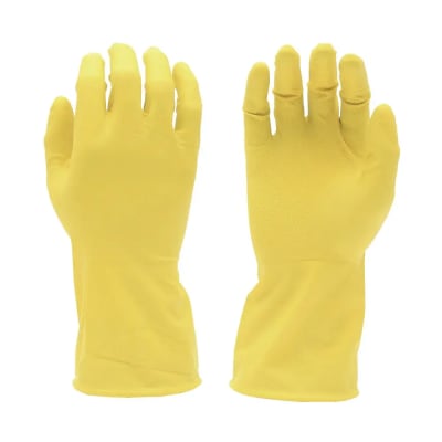 Guantes de Aseo Latex Amarillo Multiuso Talla S1