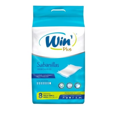 Sabanilla Absorbente Win Plus 60x90 8u1