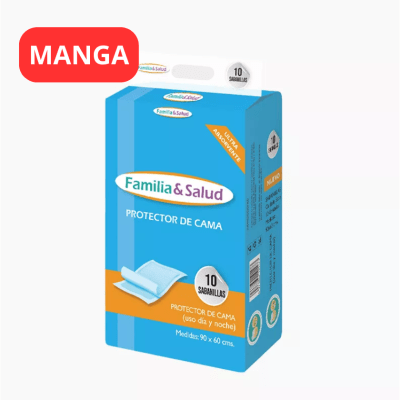 Manga 12 Sabanilla Absorbente Familia y Salud 60x90 120u1