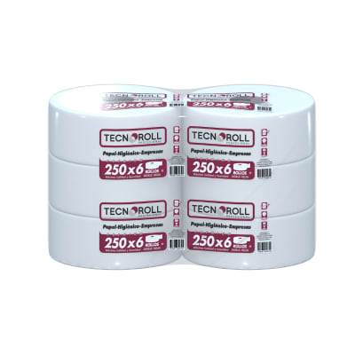 Pack 6 Rollos Tecnoroll Doble Hoja 250 Metros1