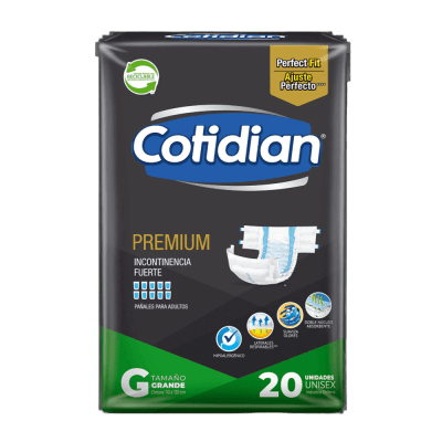 Pañal Adulto Cotidian Premium Talla G 20u1